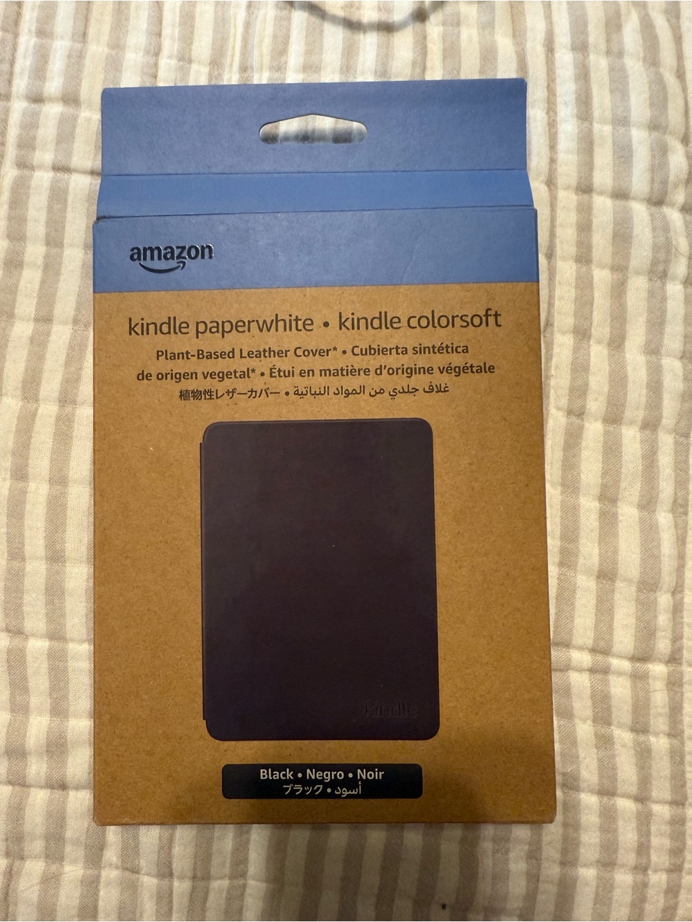 Amazon Kindle Paperwhite Plant-Based Leather Cover - Black